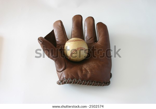 old time baseball glove