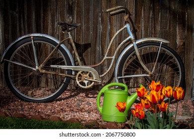 Old Time Bike On Display