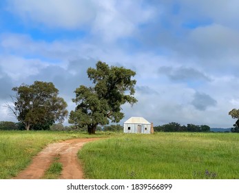 Old Tin House In Rural Australia