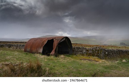 Old Tin Shed In The North Pennines Near Garrigill