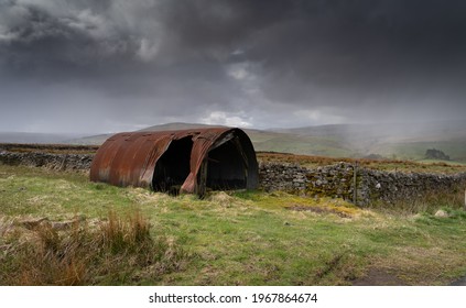 Old Tin Shed In The North Pennines Near Garrigill