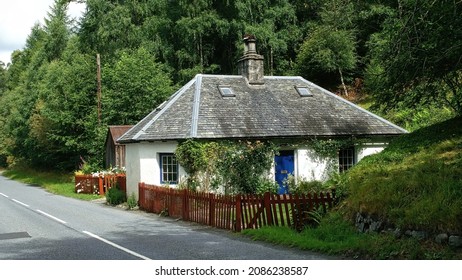 An Old Toll House On A Scottish Road