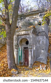 Old Tombs On Baikove Cemetery In Kyiv