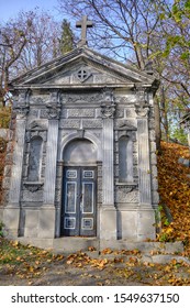 Old Tombs On Baikove Cemetery In Kyiv