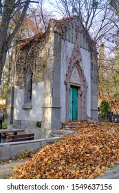 Old Tombs On Baikove Cemetery In Kyiv