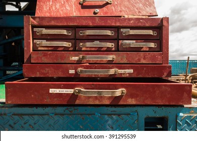 Old Tool Box On A Truck