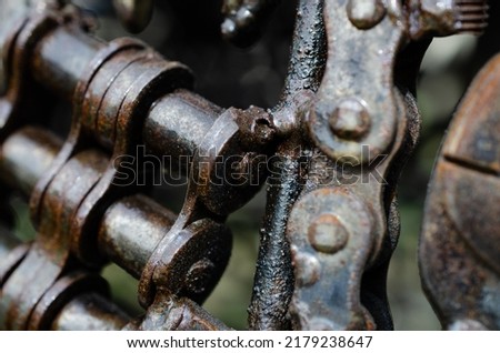 old tools from which they made a sculpture