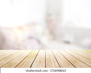 Empty Brown Wood Table Top On Stock Photo (Edit Now) 1576276270