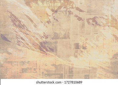 Yellowed Newspaper Texture Images Stock Photos Vectors Shutterstock