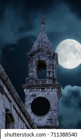 Old Tower At Night In Bermuda