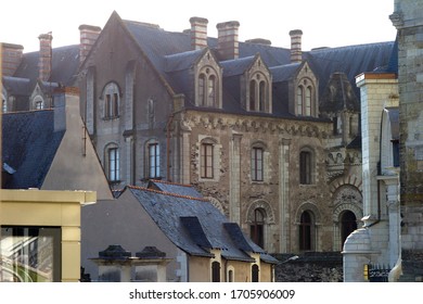 Old Town Of Angers, France.