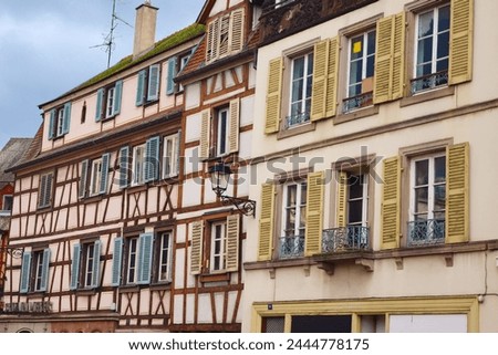 Old town. Architecture. Christmas time, Colmar, France