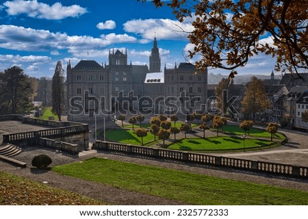 old town and castle in coburg franconia germany