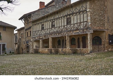 Old Town In French City Of Pérouges