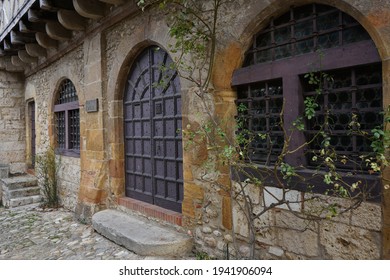 Old Town In French City Of Pérouges