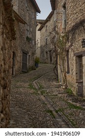 Old Town In French City Of Pérouges