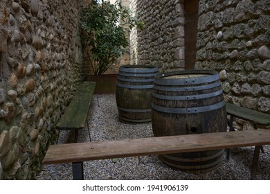 Old Town In French City Of Pérouges