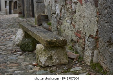 Old Town In The French City Of Pérouges