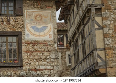 Old Town In The French City Of Pérouges