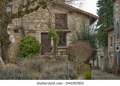 Old Town In The French City Of Pérouges