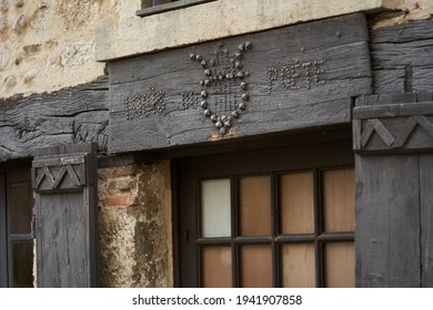 Old Town In The French City Of Pérouges