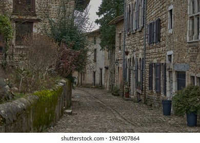 Old Town In The French City Of Pérouges