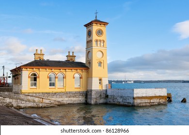 Old Town Hall And Clock Tower. Cobh, County Cork, Republic Of Ireland