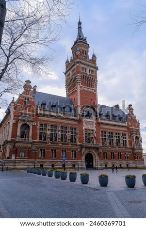 The old town hall in Dunkirk.
