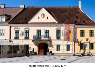 Old Town Hall On The Schloßplatz In Laxenburg, Austria - Historical Building