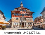 Old town hall of Stein am Rhein (Stein on the Rhine) in Switzerland