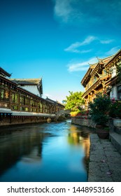 The Old Town Of Lijiang At Dusk, China