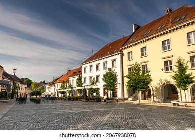 Old Town in Novo Mesto in Slovenia Lower Corniola Region. - Shutterstock ID 2067938078
