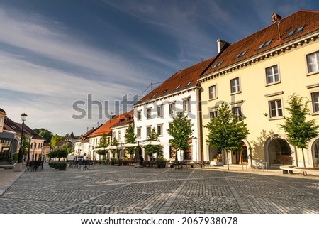 Old Town in Novo Mesto in Slovenia Lower Corniola Region.