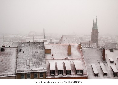 Old Town Of Nuremberg In A Winter Day