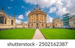 Old town of Oxford city, cityscape of England Europe