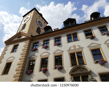 Old Town In Regensburg Germany