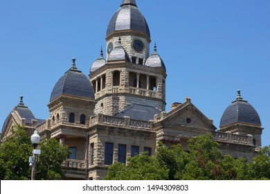 Old Town Square In Denton, Texas