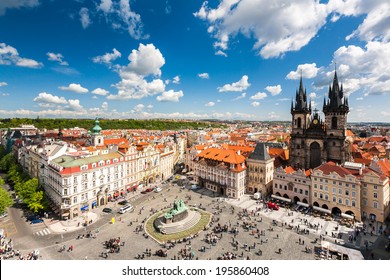Old Town Square In Prague, Czech Republic