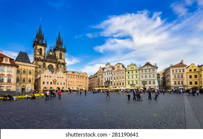 Old Town Square In Prague. Czech Republic