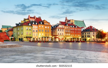 Old Town Square, Warsaw, Poland.