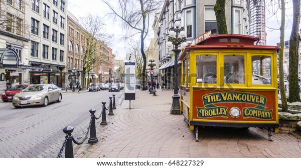 Old Town Trolley Tours Vancouver Vancouver Stock Photo Edit Now 648227329