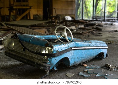 Old Toy In Shop. Chernobyl City 