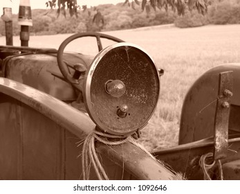 old tractor
