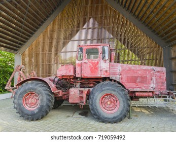 Old Tractor in a Shed
