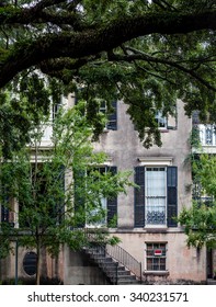 Old Traditional Home In Savannah, Georgia