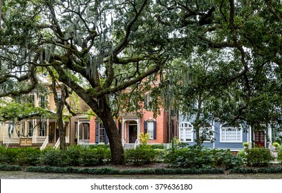 Old Traditional Home In Savannah, Georgia