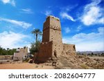 Old Traditional house of clay in Najran - Saudi Arabia                      