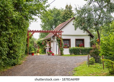 Old traditional house at countryside in Hungary