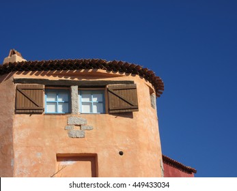 A Old Traditional House With Granite Window Sills