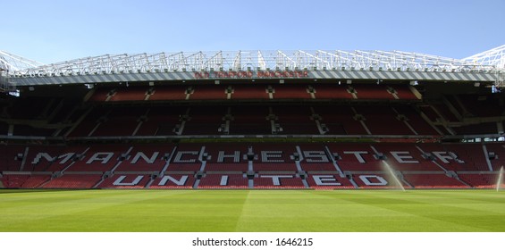 Old Trafford stadium, home of Manchester United Football Club
